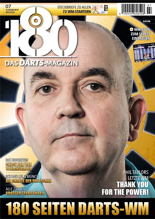 180 Das Dart-Magazin - Sonderheft WM 2018