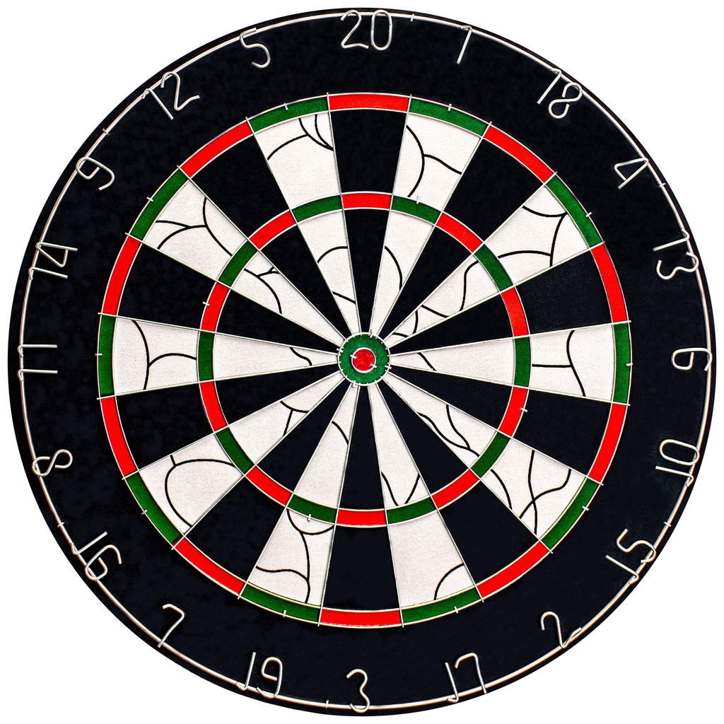 [b68014] BEAZD Bristol Flocked Paper Dart Board