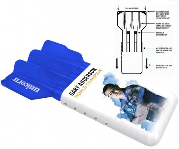 [46603] Unicorn Slider Dart Case Gary Anderson
