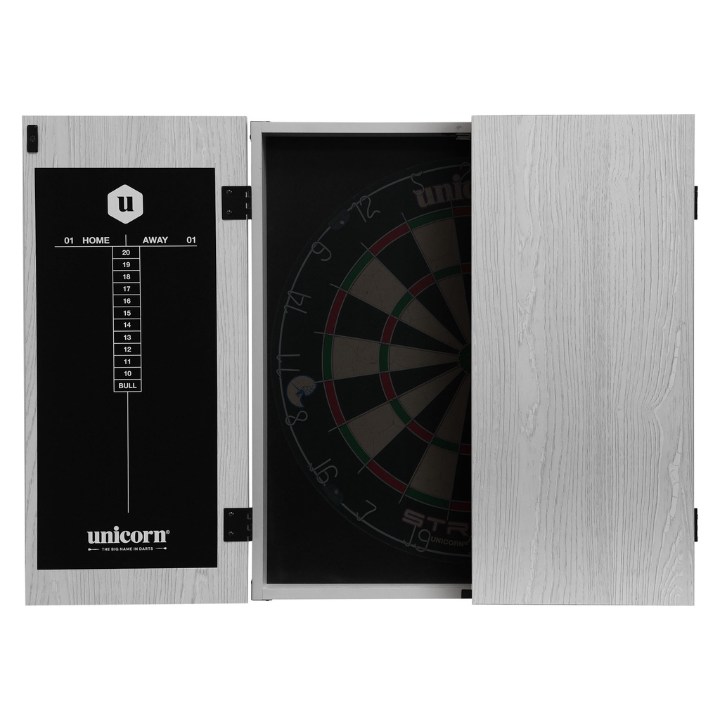 [46232] Unicorn Maestro Grey Dartboard Cabinet