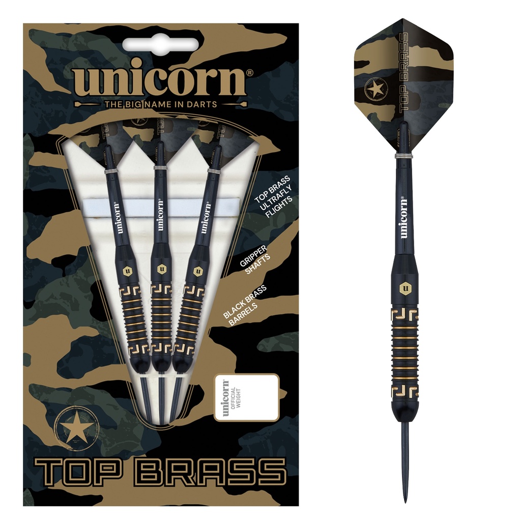 [28021] Unicorn Top Brass 1 Steel Darts