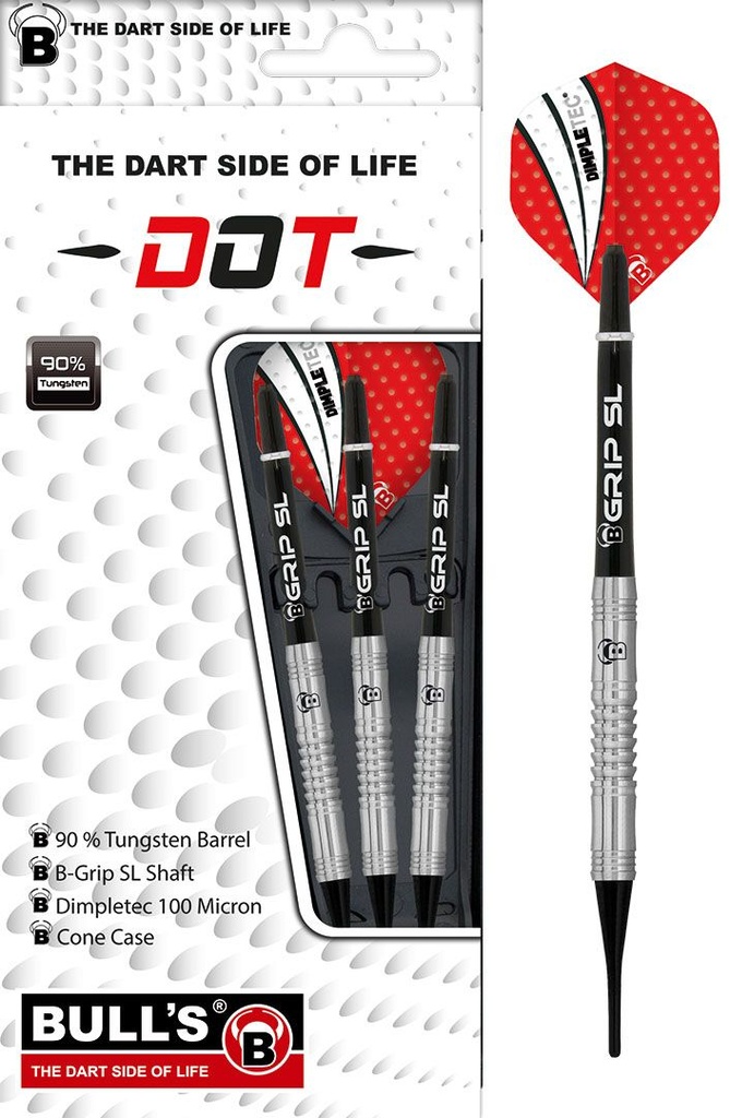 [18388] BULL'S Dot D4 90% Tungsten Soft Dart