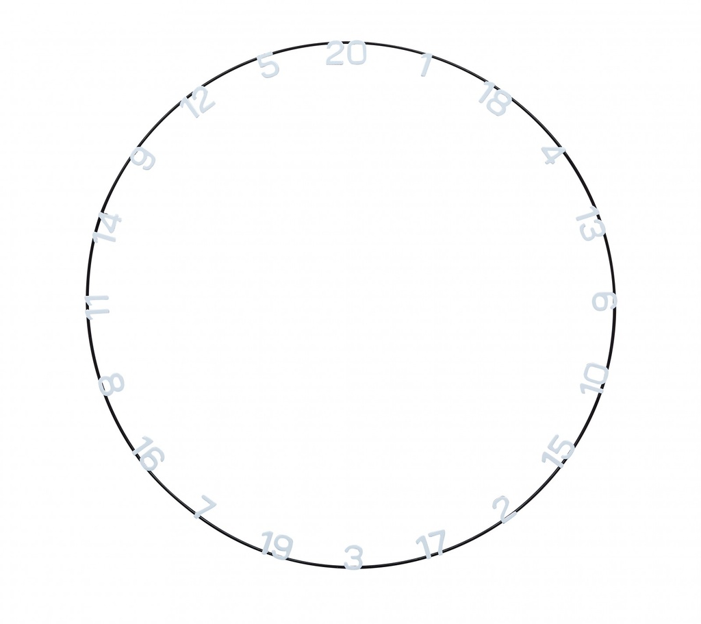 Unicorn Ultra-Vis Number Ring