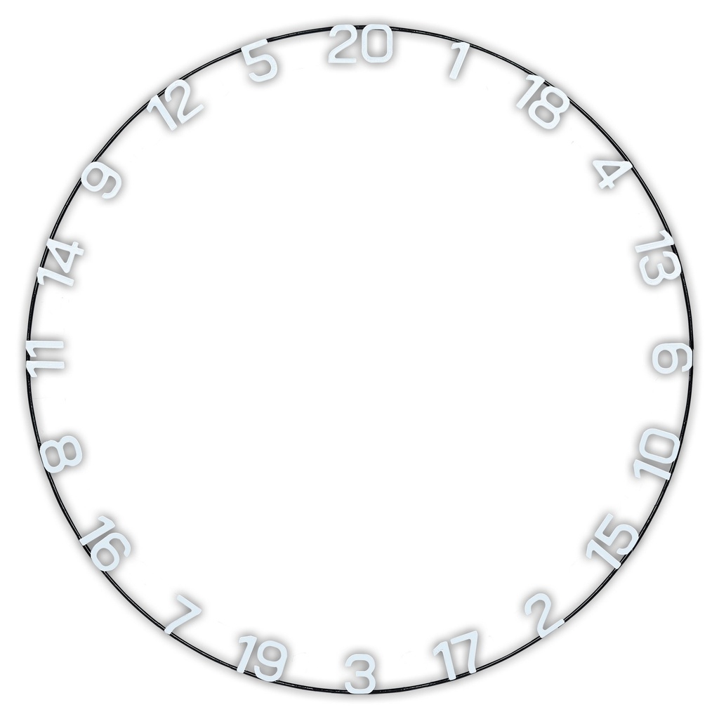 [07890] Unicorn Horizontal Number Ring