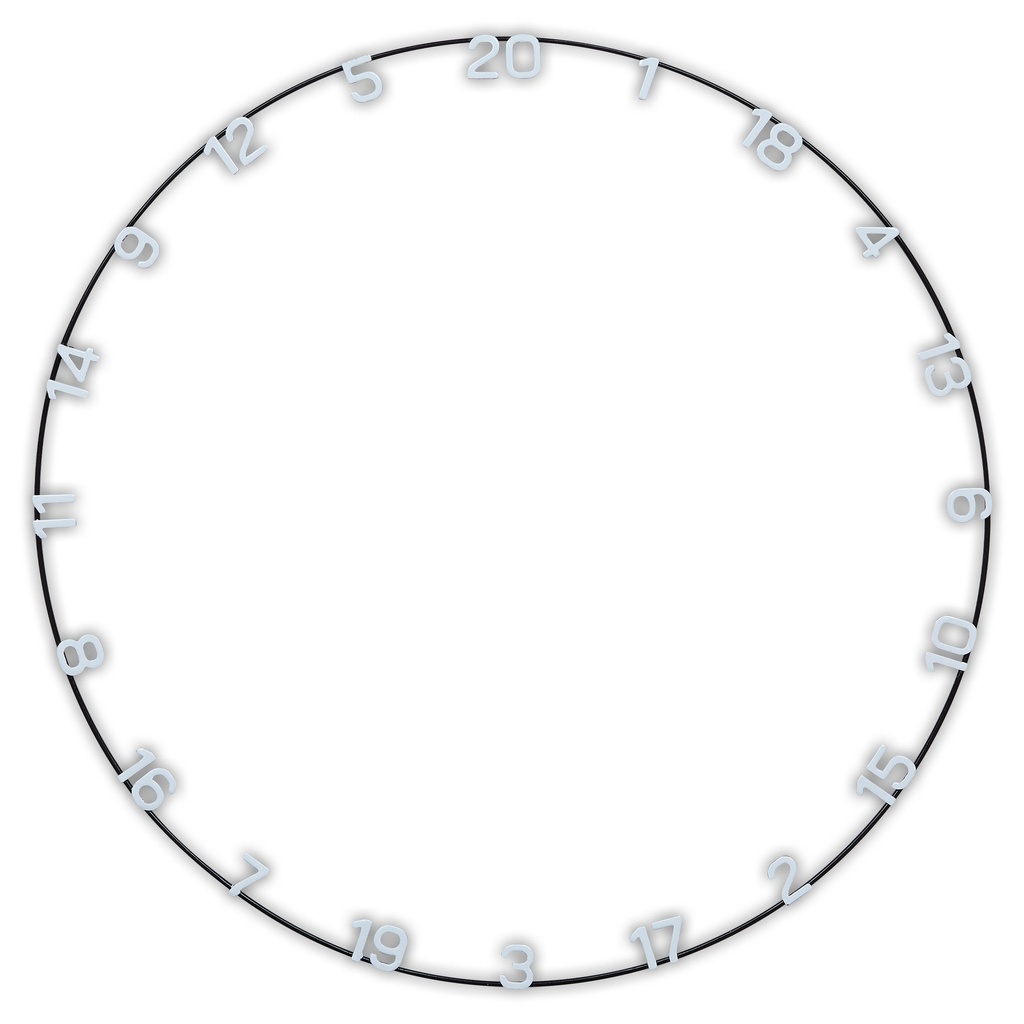 Unicorn Ultra-Vis Large Number Ring