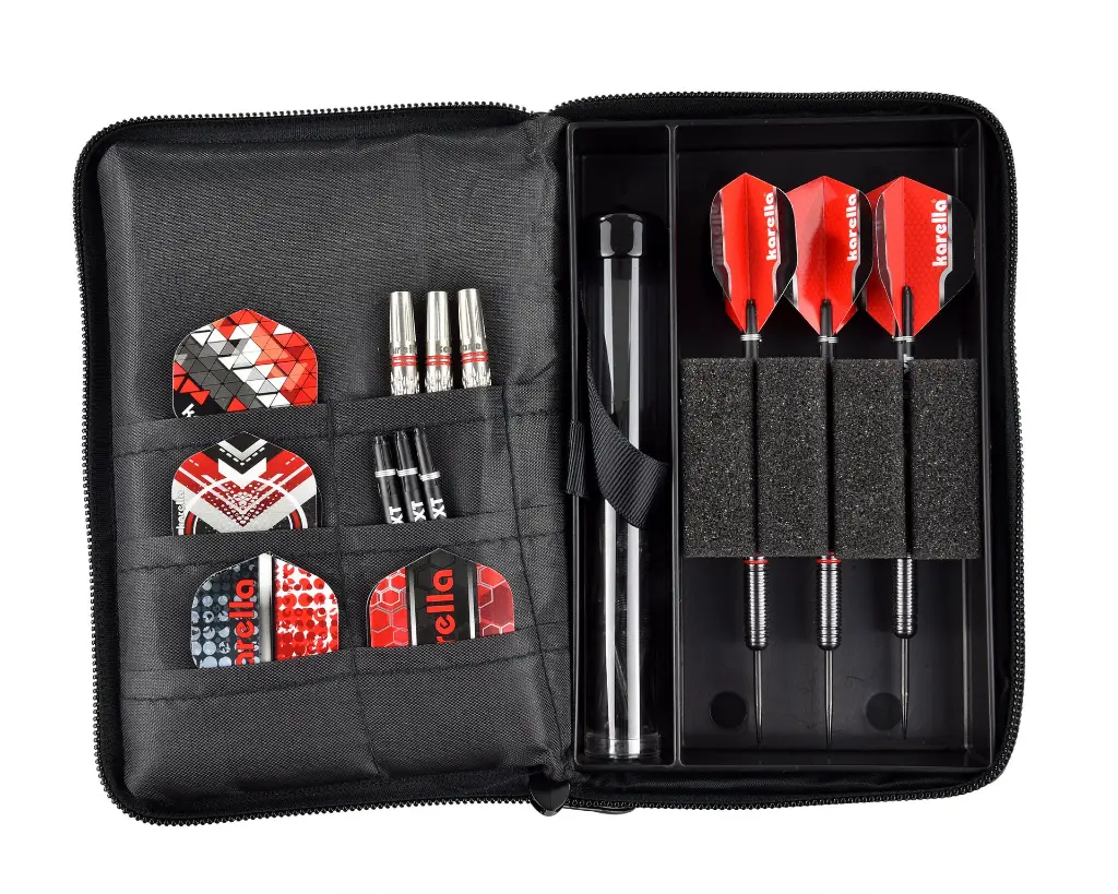[802301] Darttasche THE PAK - 12 verschiedene Farben (schwarz)