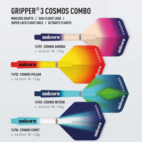 [74702] Unicorn Gripper 3 Cosmos Combo Shaft + Flight (m/pulsar)
