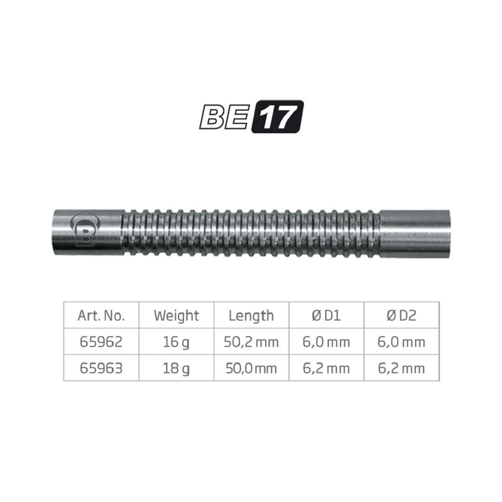 [65962] BULL'S BE-17 Soft Dart Barrel (16 Gr.)
