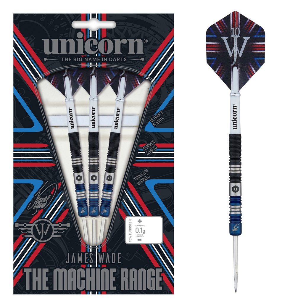 [29239] Unicorn James Wade Two-Tone Steel Darts (25 Gr.)