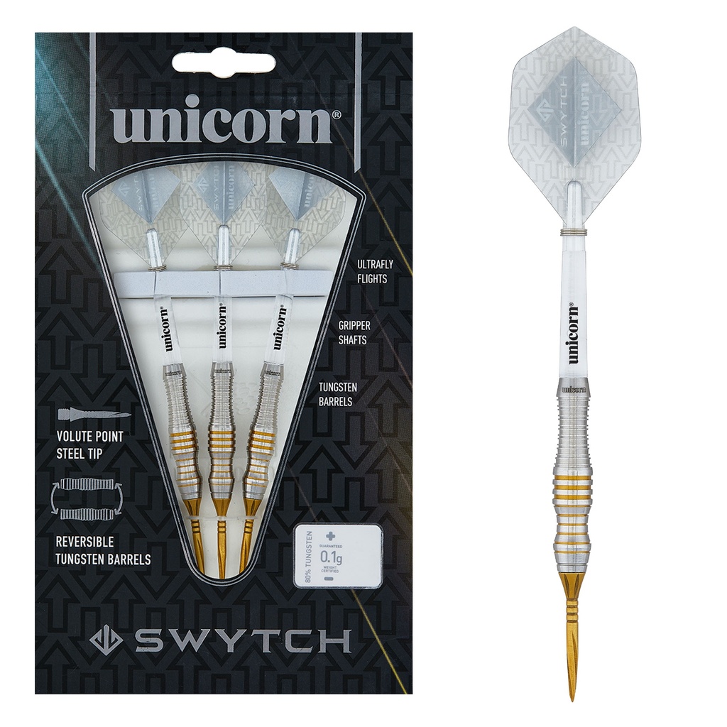 Unicorn Swytch Steel Darts Gold