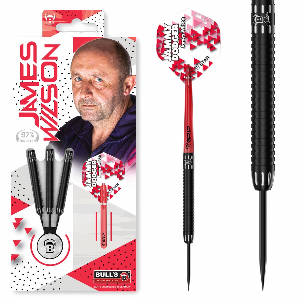 BULL'S James Wilson Steeldart, 97% Tungsten