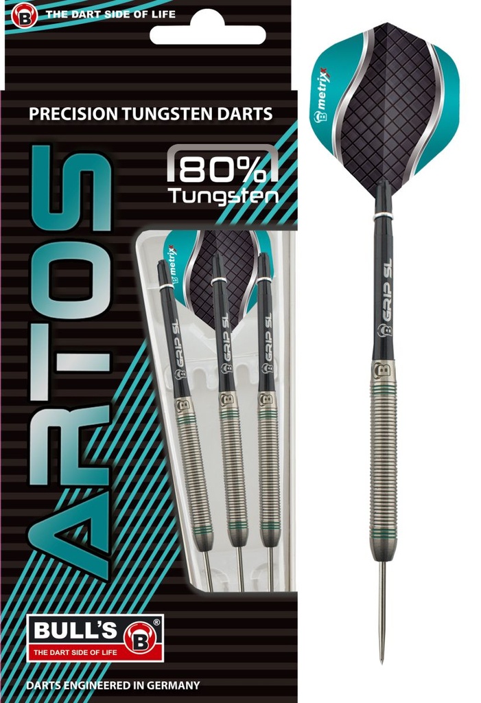 [13702] BULL'S Artos AR1 Steeldart, Mint 80% Tungsten (22 Gr.)