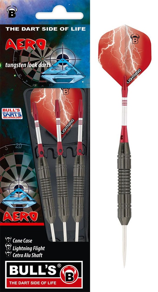 [12652] BULL'S Aero Steel Dart (22 Gr.)