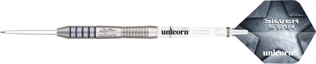 [08777] Unicorn Silver Star Gary Anderson Steel Darts (25 Gr.)