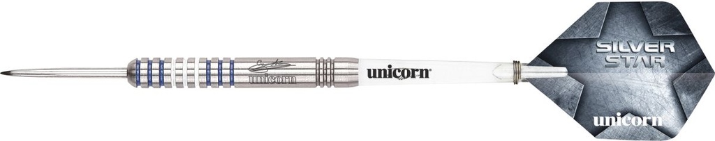 [08769] Unicorn Silver Star Gary Anderson Steel Darts (25 Gr.)
