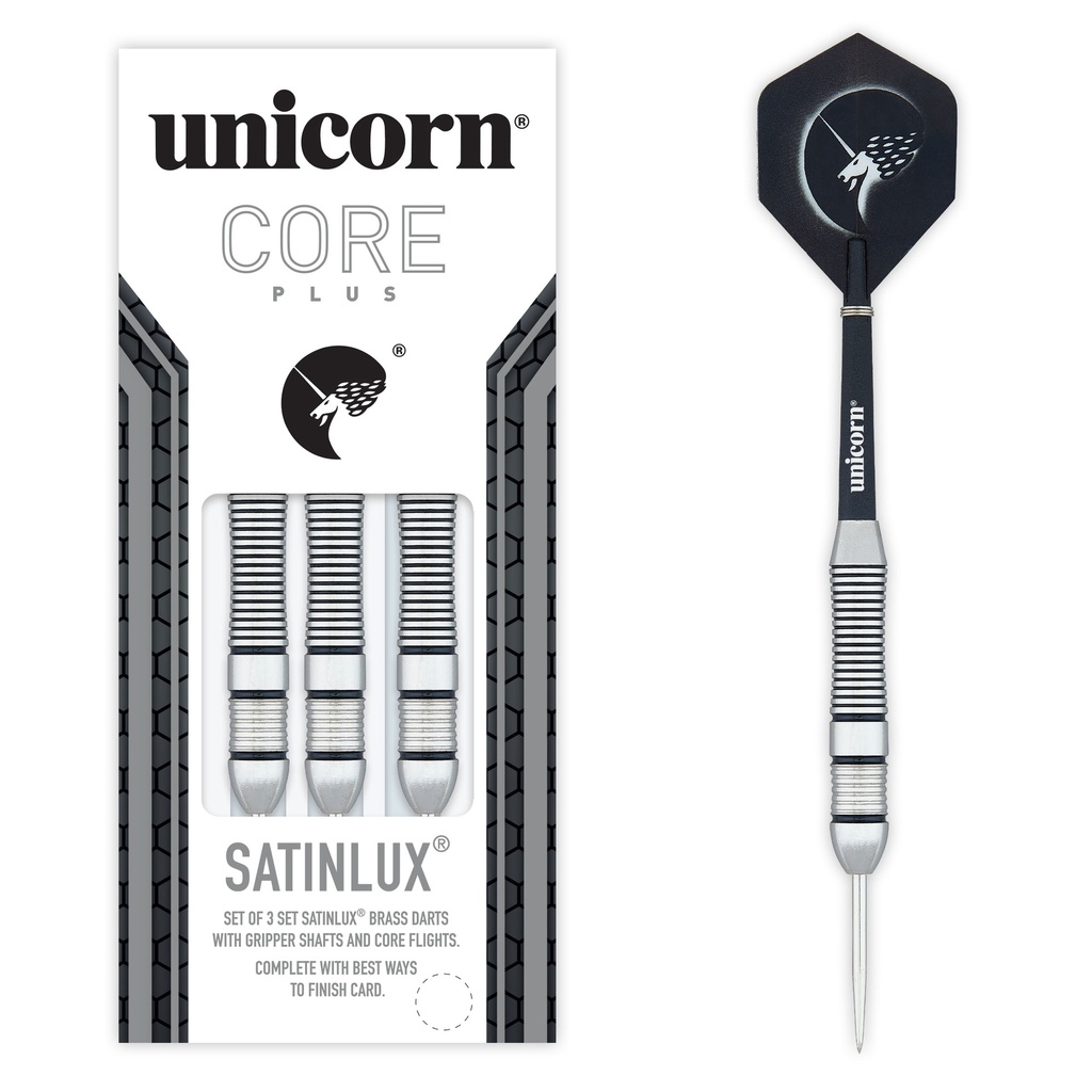 [08679] Unicorn Core Plus Satinlux Steel Darts (22 Gr.)
