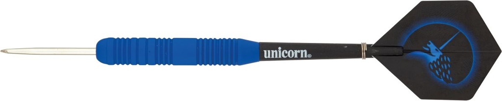 [08652] Unicorn Core Plus Rubberised Blue Steel Darts (25 Gr.)