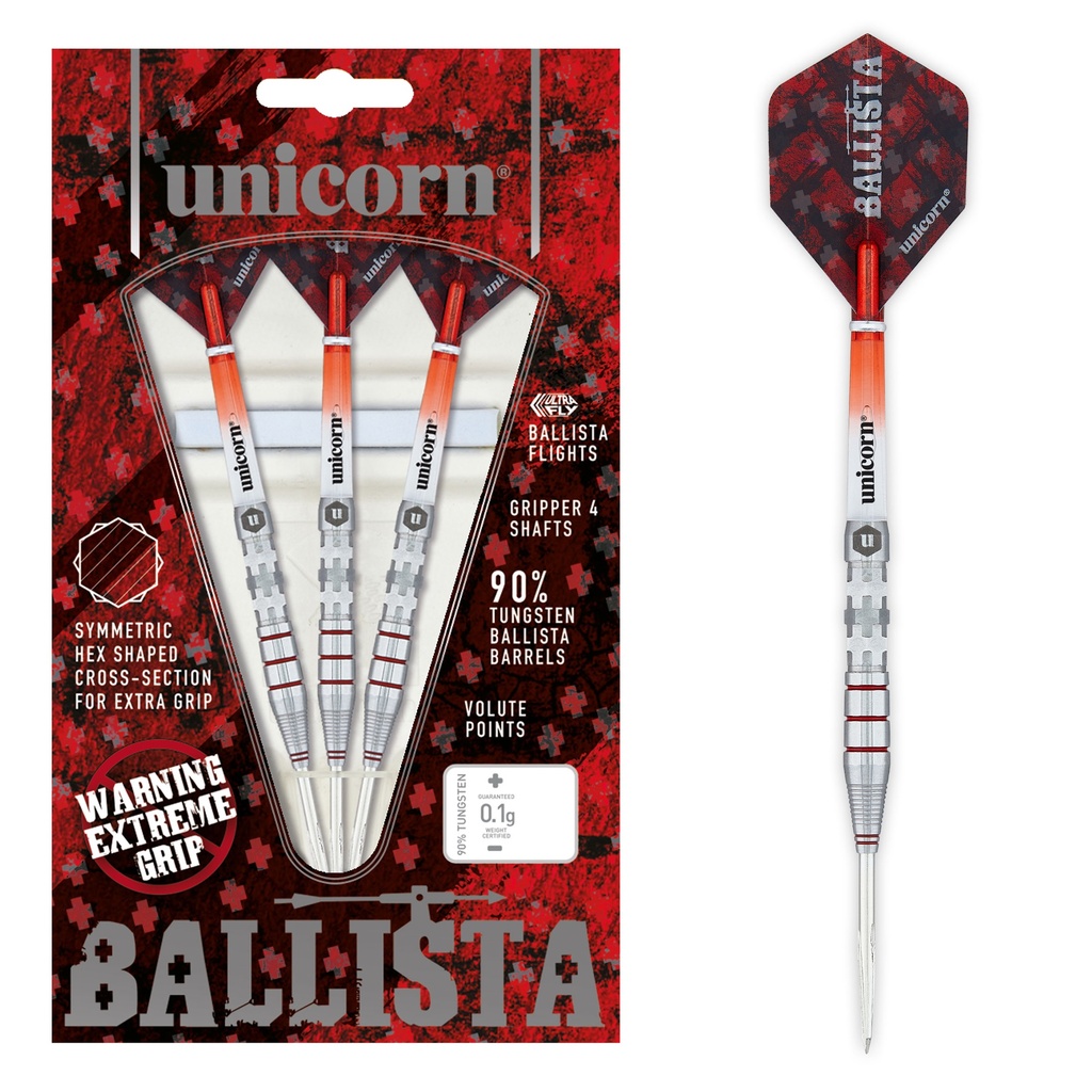 [06138] Unicorn Ballista Style 3 Tungsten Steel Darts (25 Gr.)