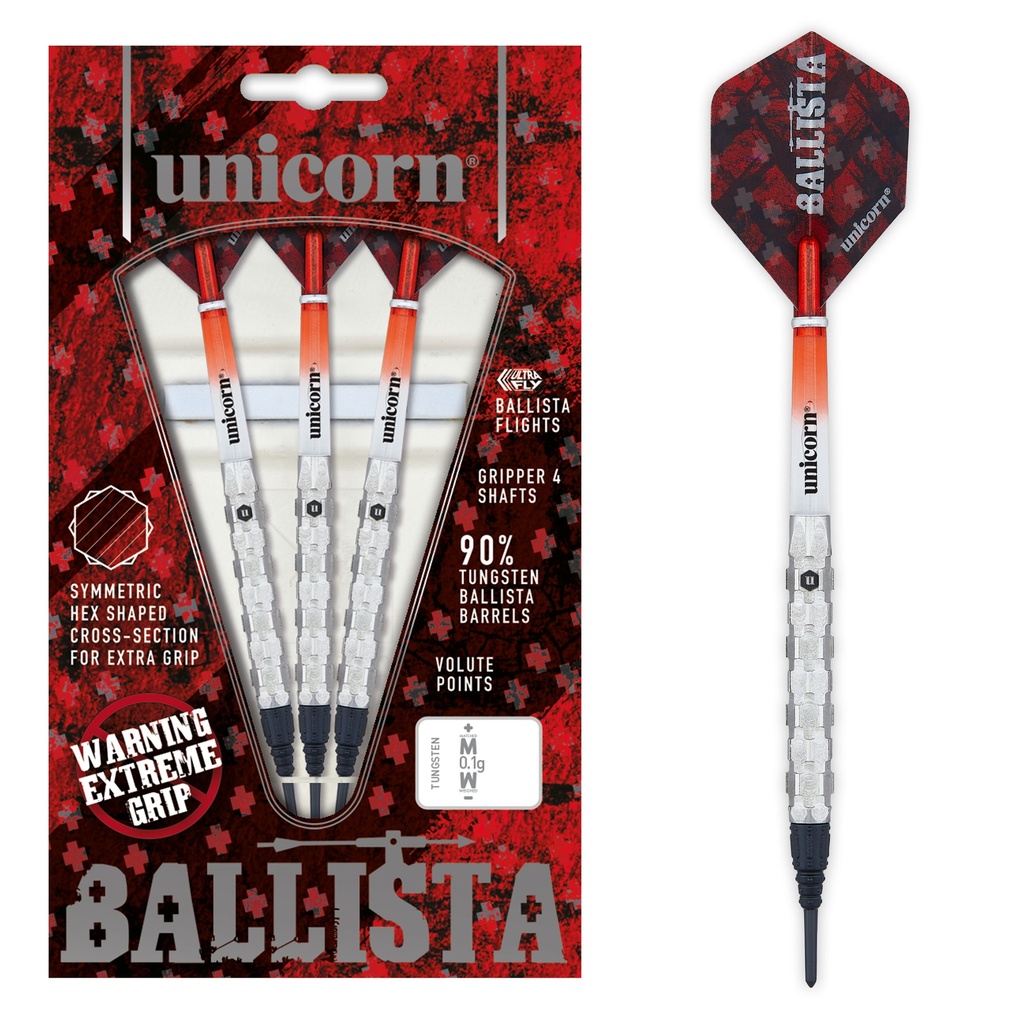 [04331] Unicorn Ballista Style 1 Tungsten Soft Darts (20 Gr.)