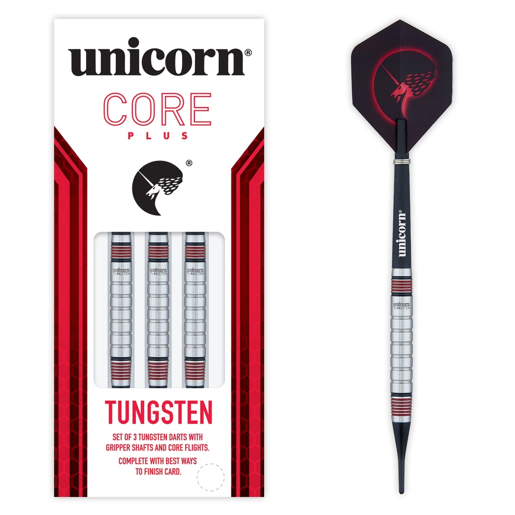 [04283] Unicorn Core Plus Tungsten Style 2 Softdarts (19 Gr.)