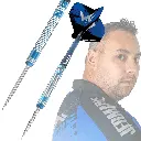 BULL'S Jermaine Wattimena G3 Steel Dart, 90 % Tungsten