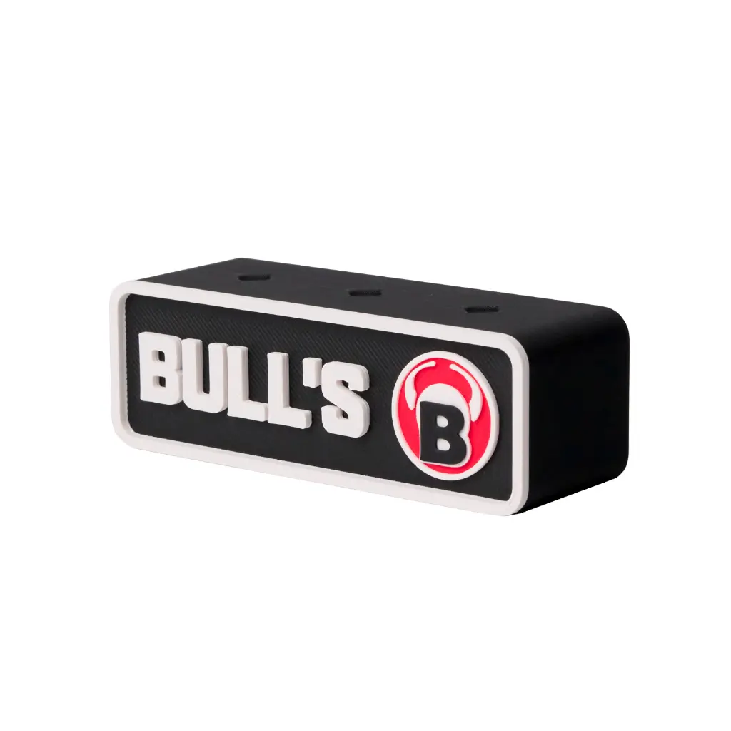 [64065] BULL'S Darthalter 1 Set Eckig Schwarz