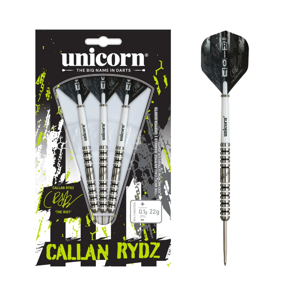 [02522] Unicorn Callan Rydz The Riot Steel Darts (22 Gr.)