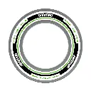 Catchring (Auffangring) - Winmau Advance white/black 4454