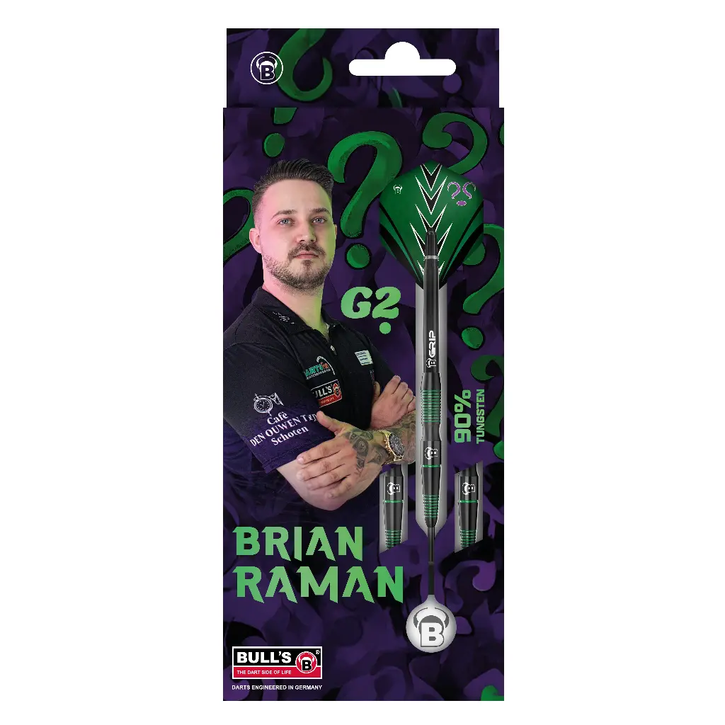[14742] BULL'S Brian Raman G2 Steel Dart (22 Gr.)