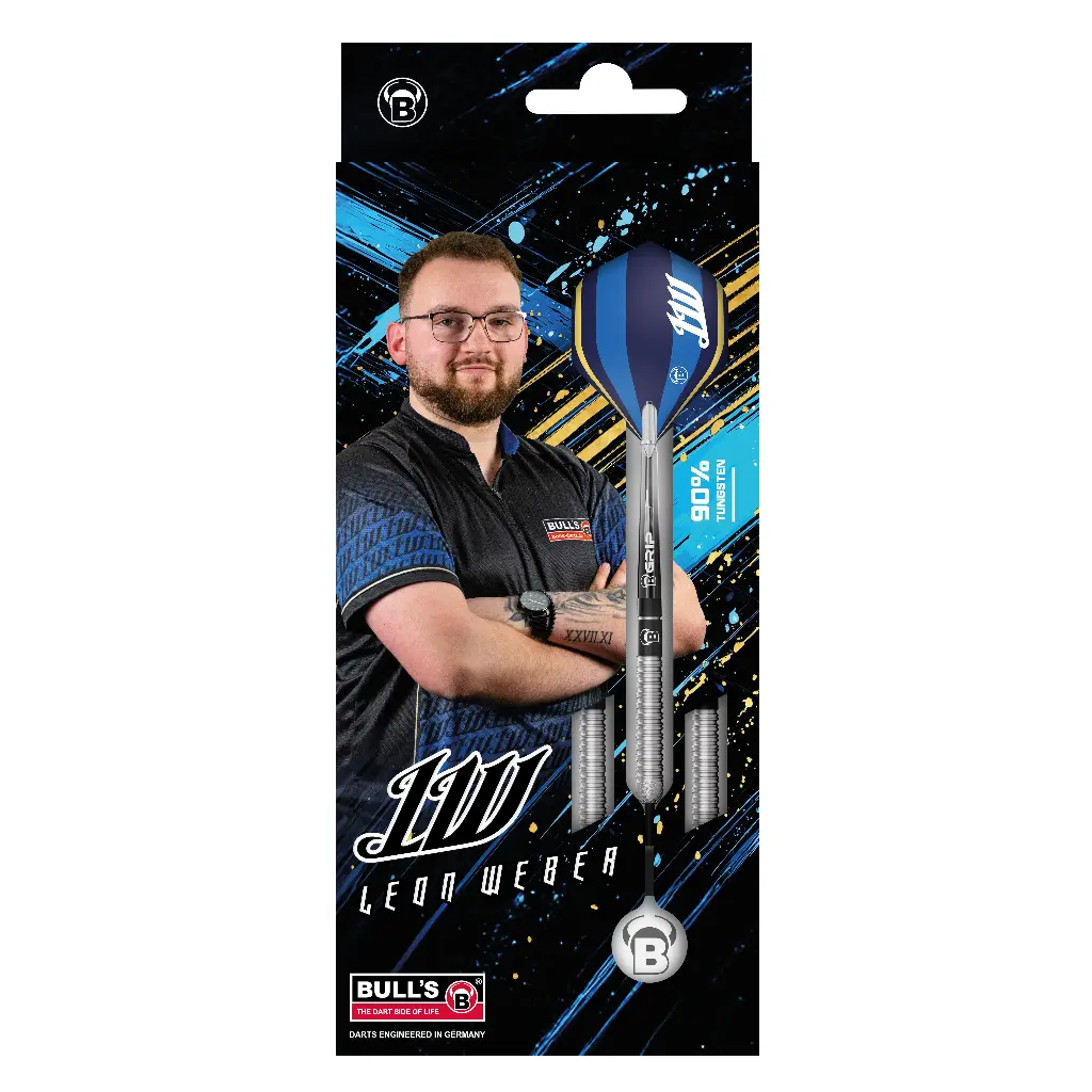 [14208] BULL'S Leon Weber Steel Dart (25 Gr.)