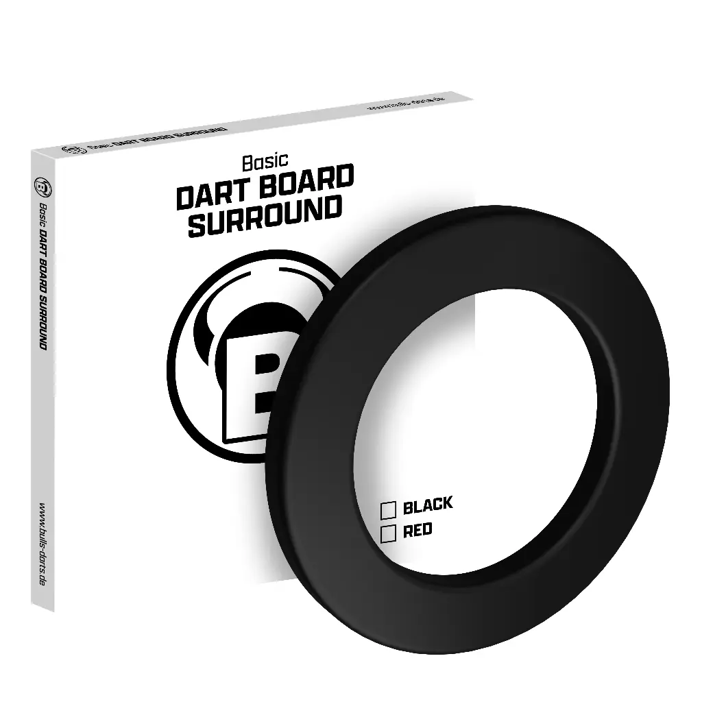 [67942] BULL'S Premium PU Board Surround 1tlg. (schwarz)