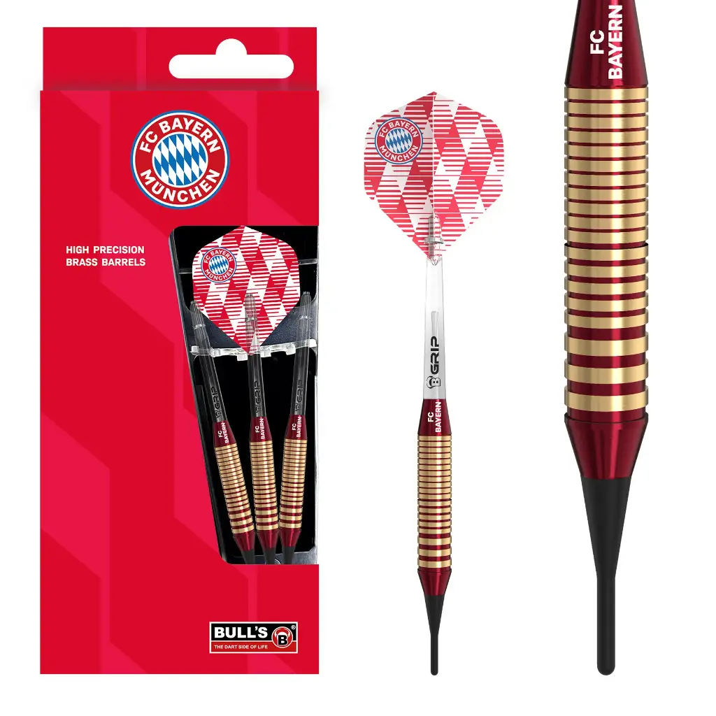 BULL'S FC Bayern München Brass Soft Dart