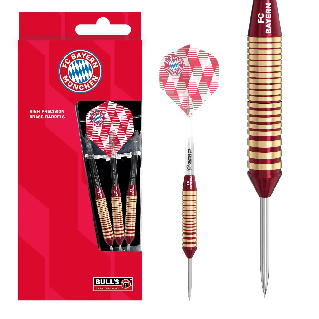 [b34121] BEAZD FC Bayern München Brass Steel Dart