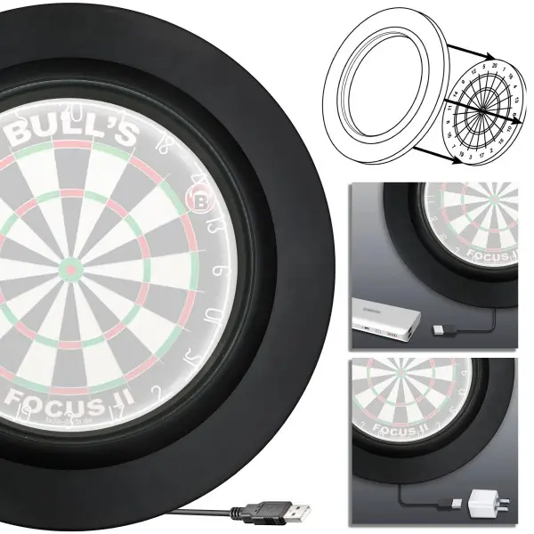 [37911] Lightning LED PU Surround (schwarz)