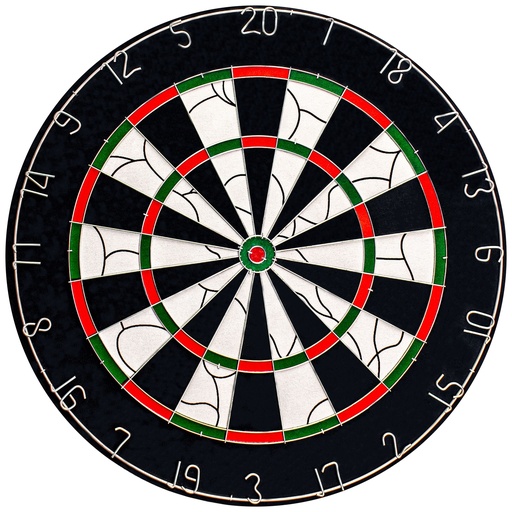 [68014] BULL'S Bristol Flocked Paper Dart Board