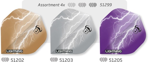 [51299] BULL'S Lightning Sortiment 201/203/206