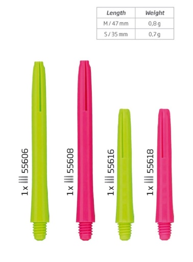 BULL'S Neon Nylon Shaft