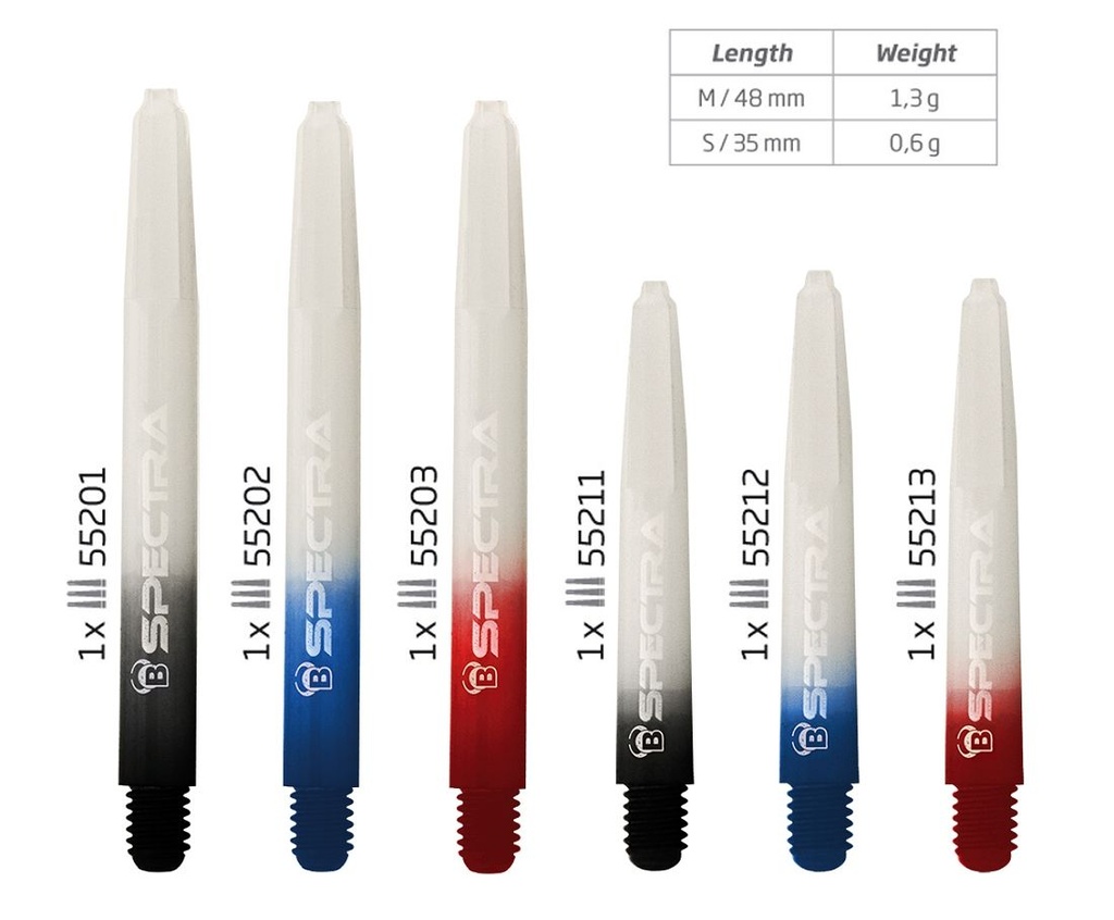 BULL'S Spectra Nylon Shaft