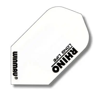 [903004] Dart-Fly Winmau RHINO, Slim-Line, weiß