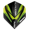 Dart-Fly Winmau MvG PRISM ALPHA schwarz-grün