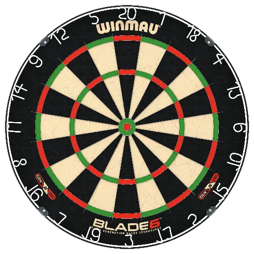 [806903] Dartboard Winmau Blade 6