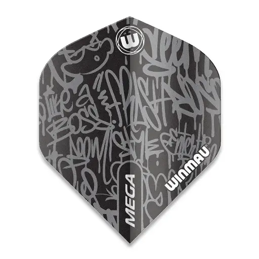 [729827] Flights Winmau Mega Standard Black